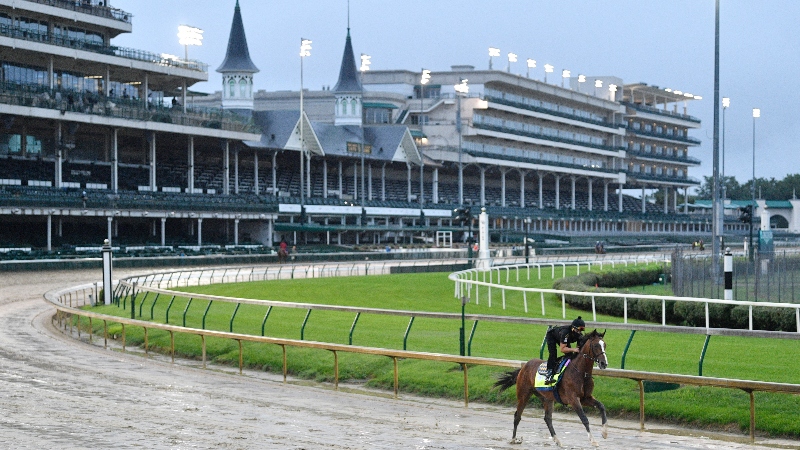 A Kentucky Derby exercise rider