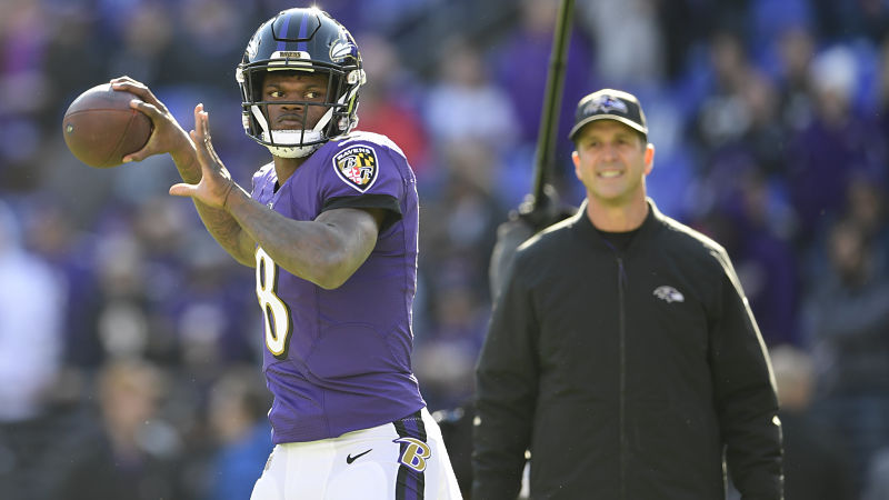 Lamar Jackson, John Harbaugh