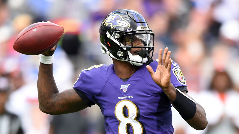 Baltimore Ravens quarterback Lamar Jackson