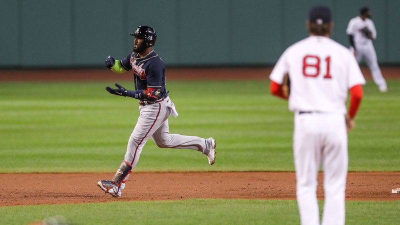 Atlanta Braves Designated Hitter Marcell Ozuna