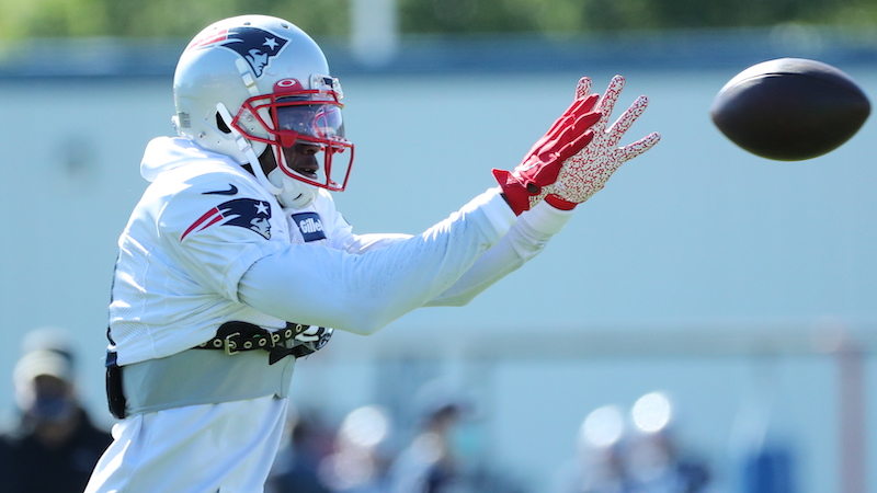 New England Patriots wide receiver Mohamed Sanu