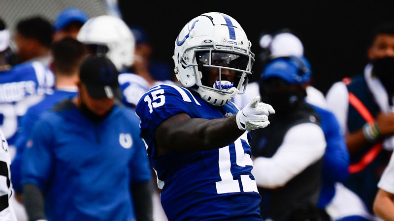 Indianapolis Colts receiver Parris Campbell