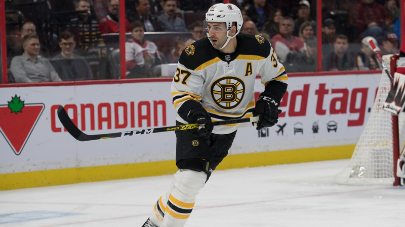 Boston Bruins Center Patrice Bergeron