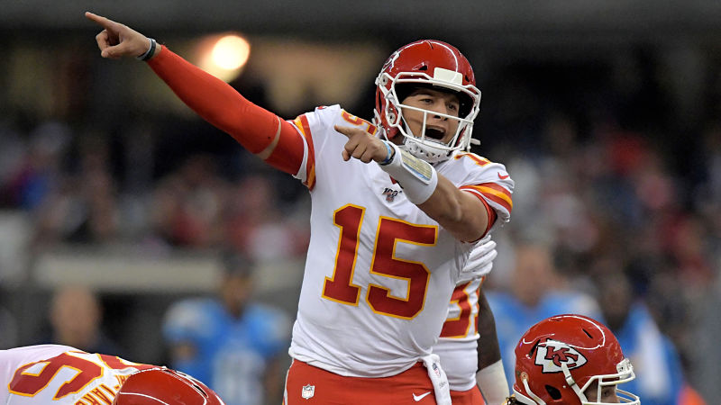 Kansas City Chiefs quarterback Patrick Mahomes