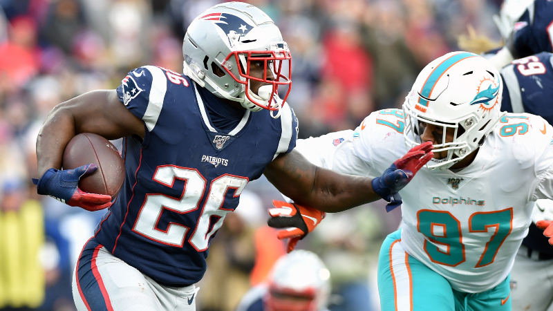 New England Patriots running back Sony Michel