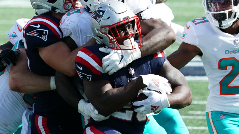 New England Patriots running back Sony Michel