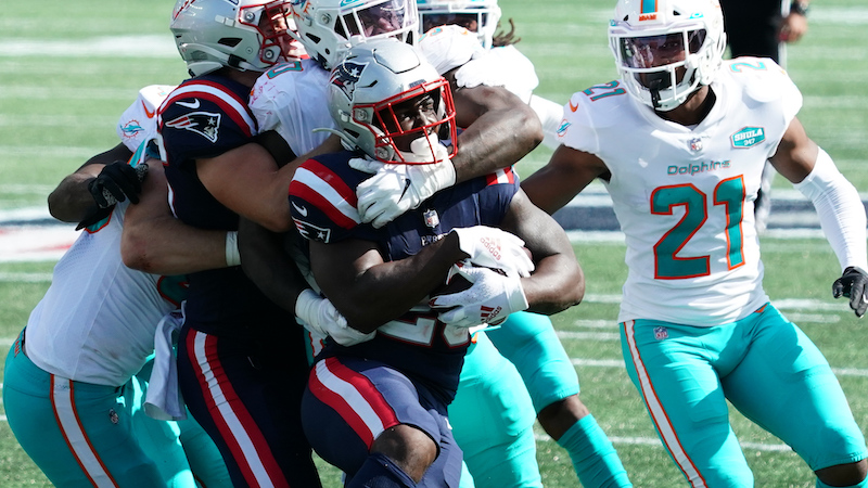Patriots running back Sony Michel