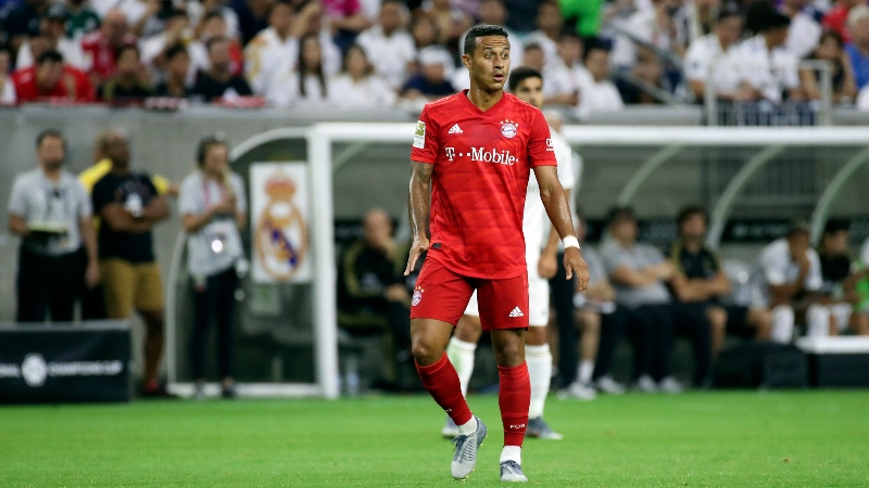 Bayern midfielder Thiago Alcantara