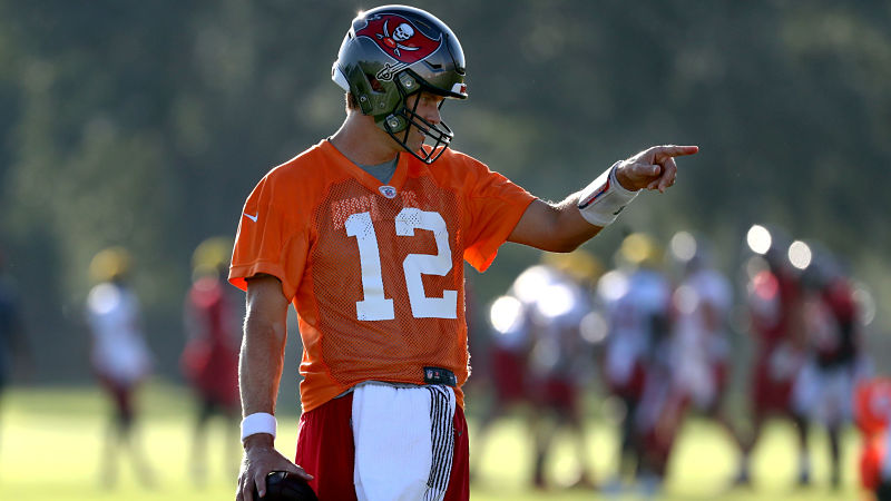 Tampa Bay Buccaneers quarterback Tom Brady