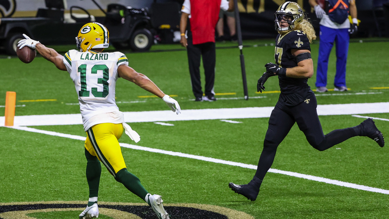 Green Bay Packers wide receiver Allen Lazard