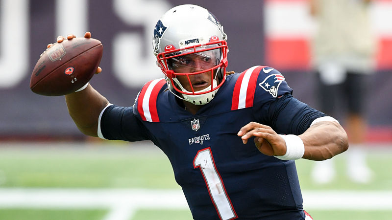 New England Patriots quarterback Cam Newton