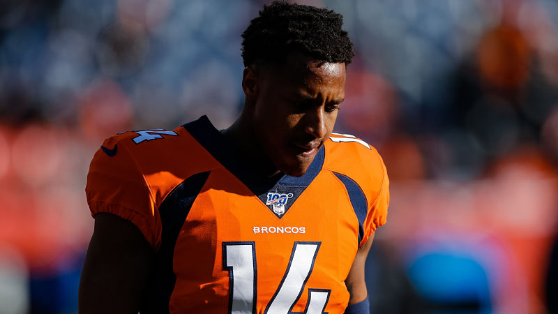 Denver Broncos receiver Courtland Sutton