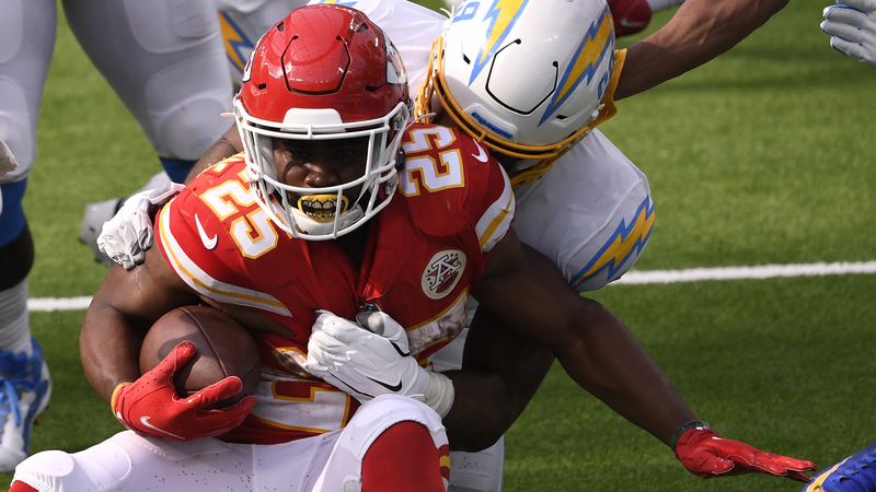 Kansas City Chiefs running back Clyde Edwards-Helaire
