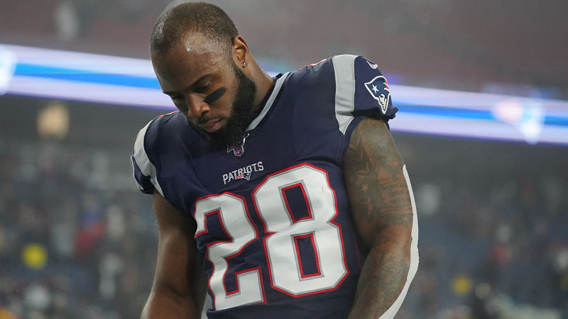 New England Patriots running back James White