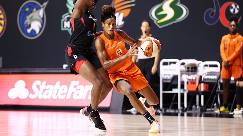 Connecticut Sun captain Jasmine Thomas