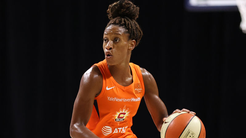 Connecticut Sun captain Jasmine Thomas