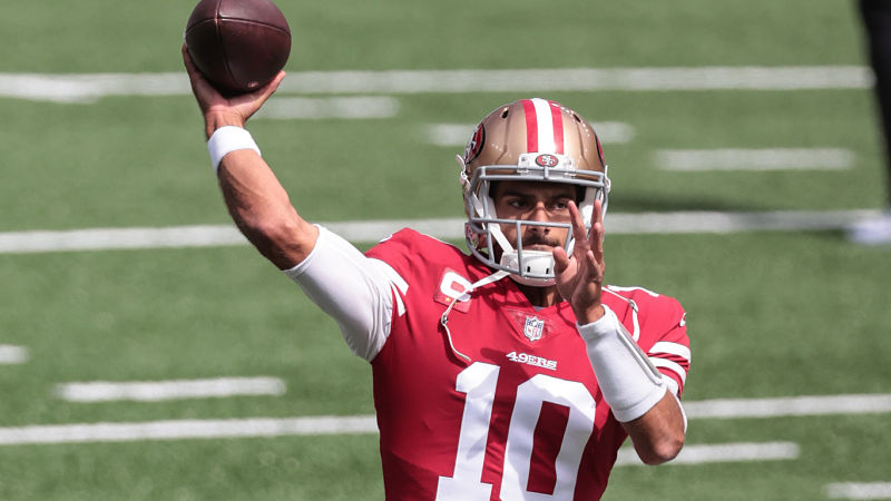 San Francisco 49ers quarterback Jimmy Garoppolo
