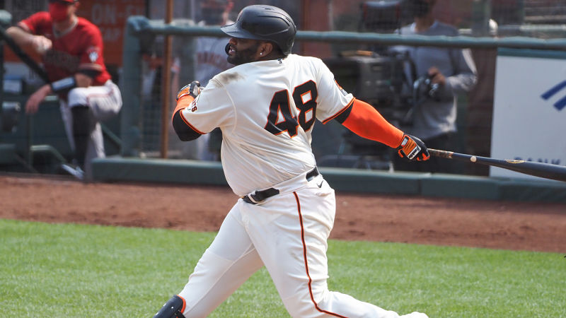 San Francisco Giants designated hitter Pablo Sandoval