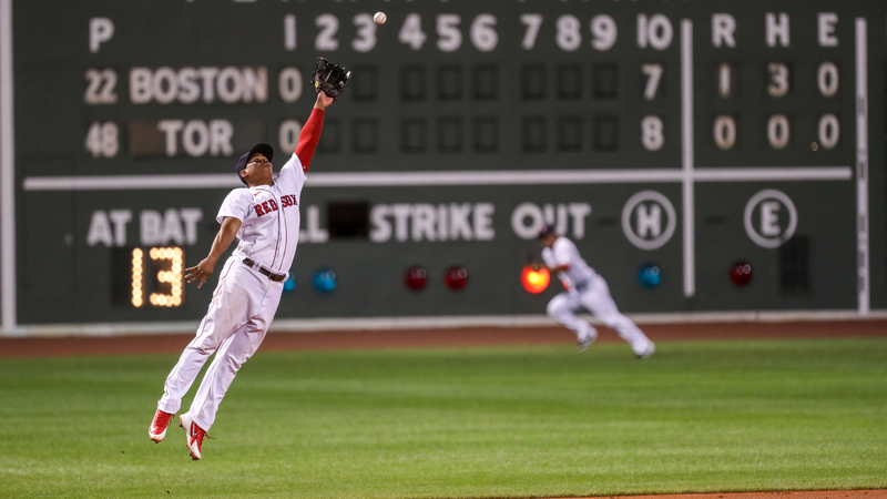 Boston Red Sox third baseman Rafael Devers