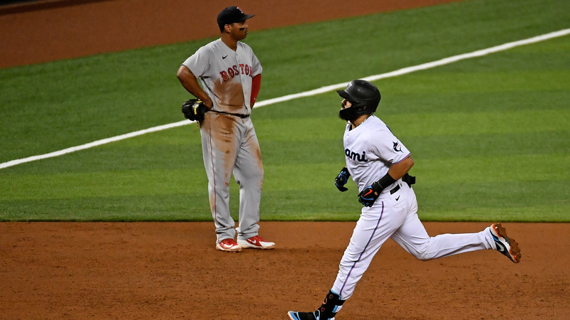 Boston Red Sox third baseman Rafael Devers