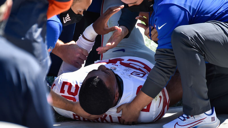 New York Giants running back Saquon Barkley