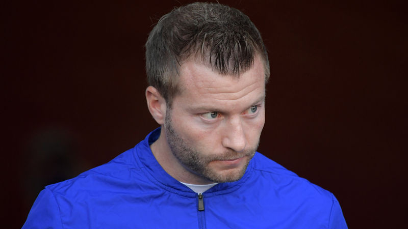 Los Angeles Rams head coach Sean McVay