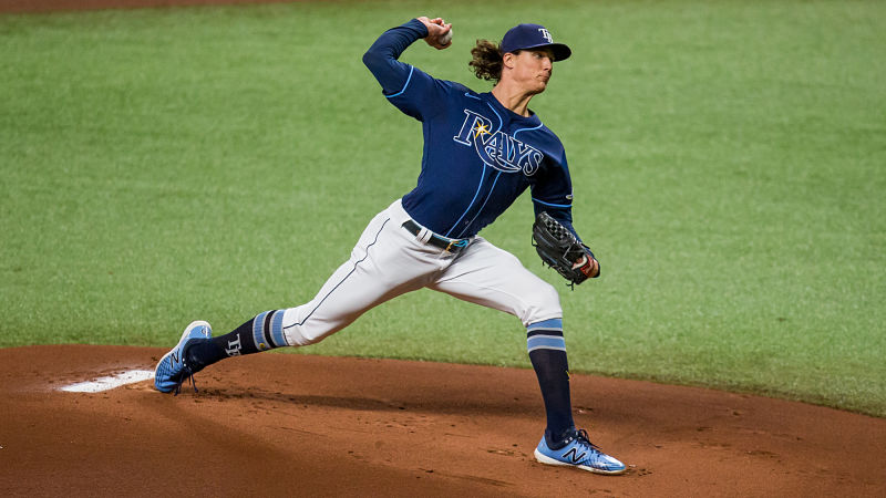 Tampa Bay Rays starting pitcher Tyler Glasnow