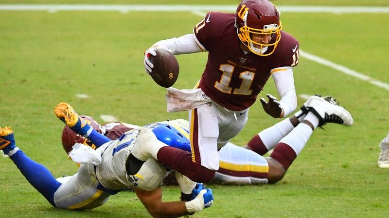 Washington Football Team quarterback Alex Smith