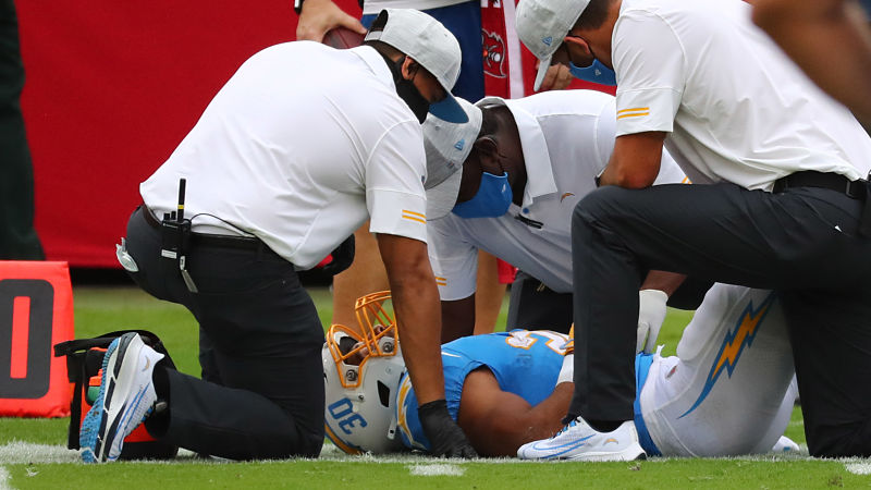 Los Angeles Chargers running back Austin Ekeler