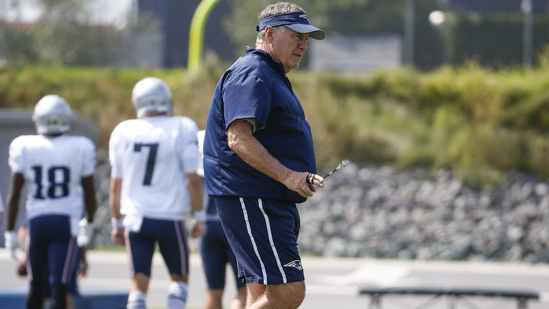 Patriots head coach Bill Belichick