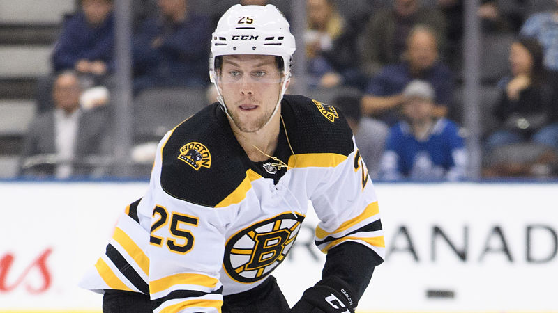 Boston Bruins defenseman Brandon Carlo