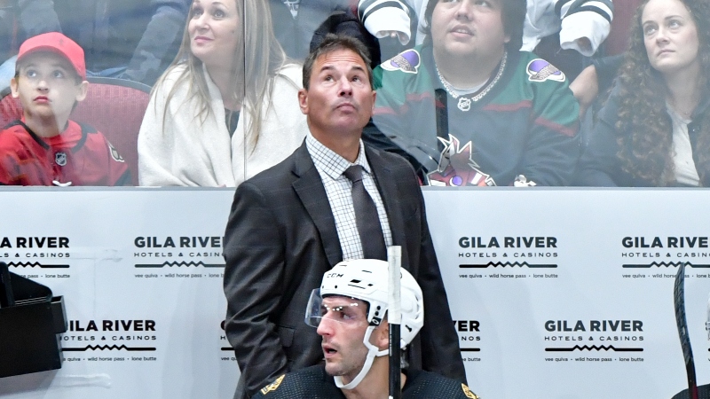 Boston Bruins head coach Bruce Cassidy