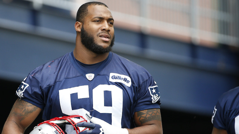 Patriots defensive tackle Byron Cowart