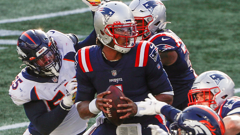 New England Patriots quarterback Cam Newton