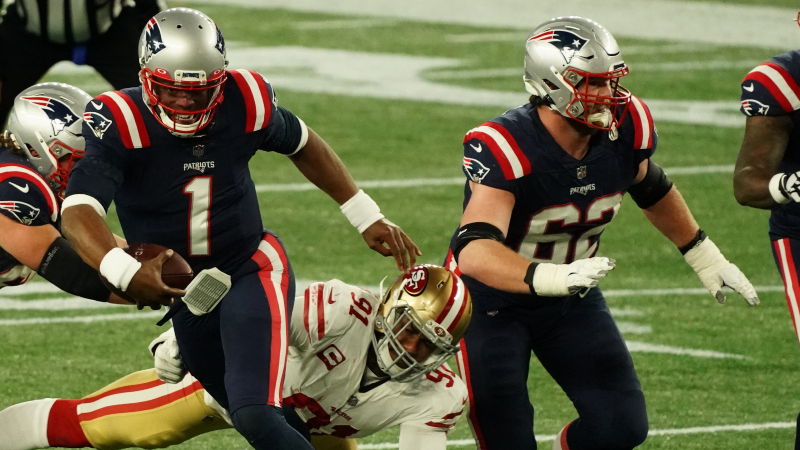 New England Patriots quarterback Cam Newton
