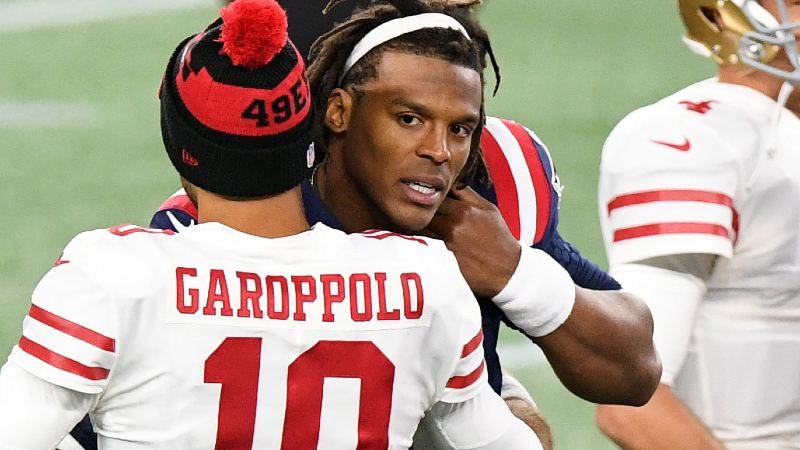 New England Patriots quarterback Cam Newton