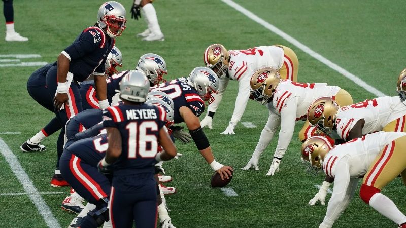 New England Patriots quarterback Cam Newton