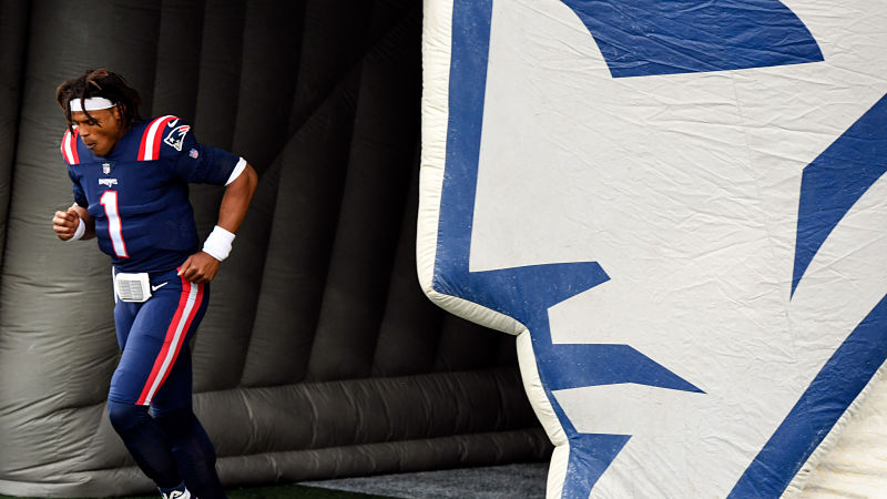 New England Patriots quarterback Cam Newton