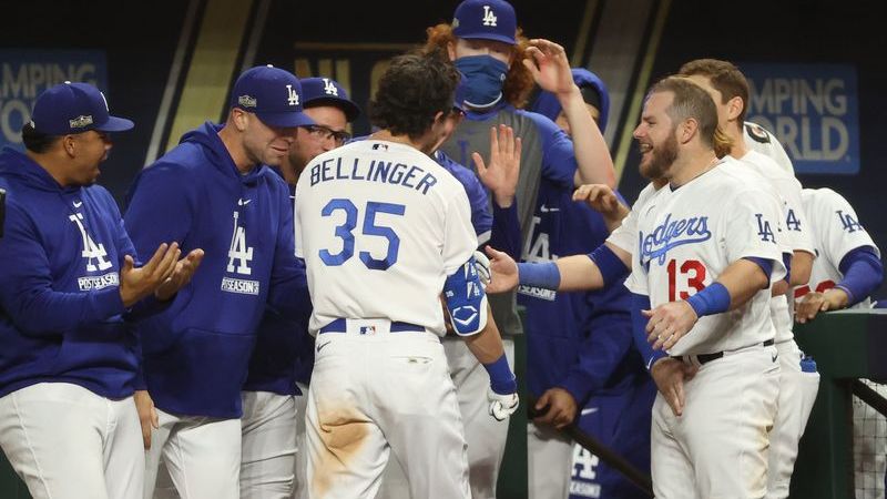 Los Angeles Dodgers center fielder Cody Bellinger