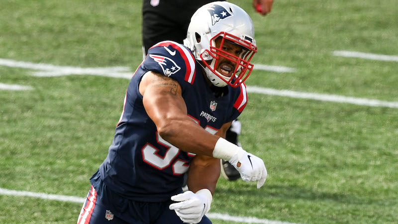 Patriots outside linebacker Derek Rivers