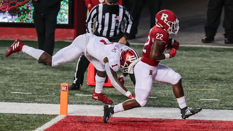 Rutgers Scarlet Knights running back Kay'Ron Adams