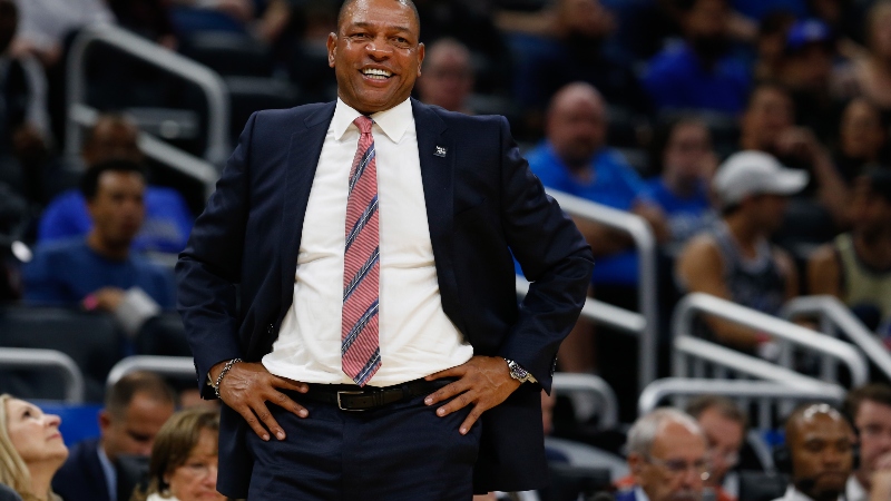Philadelphia 76ers head coach Doc Rivers