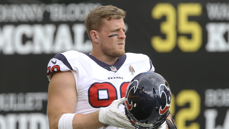 Houston Texans defensive end J.J. Watt