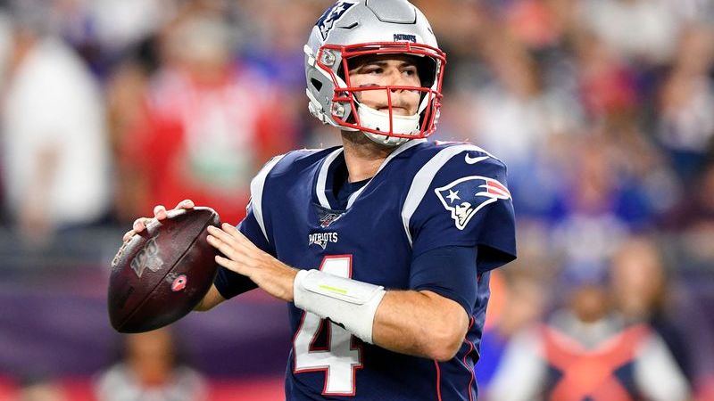 New England Patriots quarterback Jarrett Stidham
