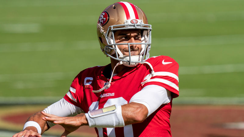 San Francisco 49ers quarterback Jimmy Garoppolo