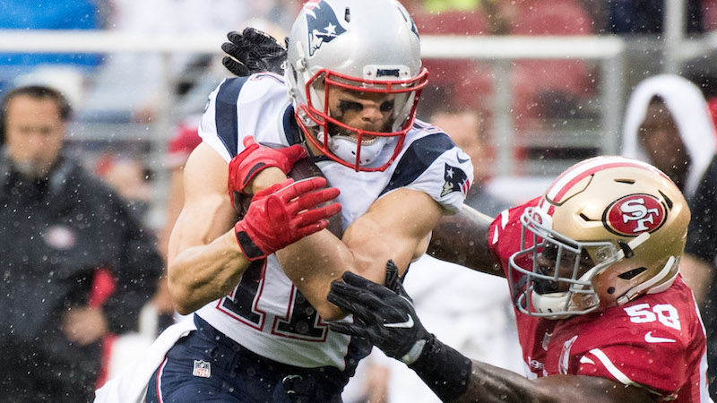 Patriots wide receiver Julian Edelman