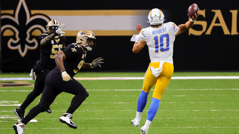 Los Angeles Chargers Quarterback Justin Herbert