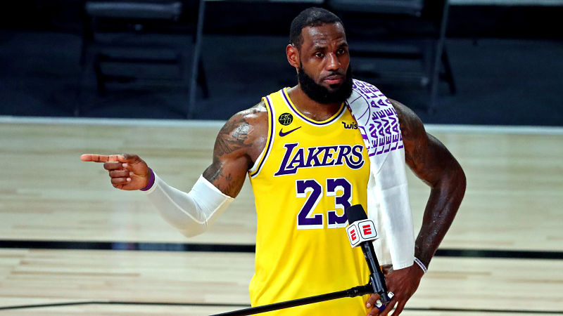 Los Angeles Lakers forward LeBron James