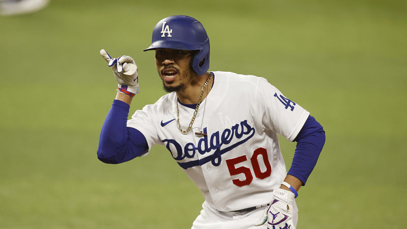 Los Angeles Dodgers outfielder Mookie Betts