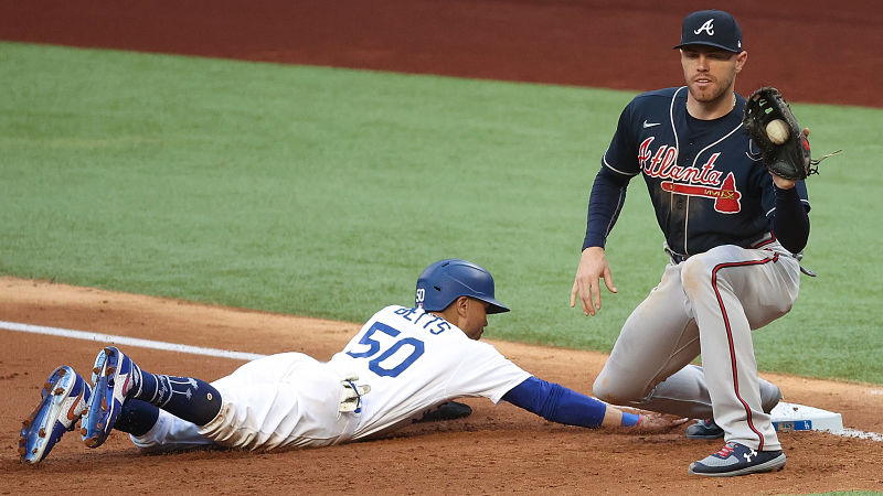 Los Angeles Dodgers outfielder Mookie Betts and Atlanta Braves first baseman Freddie Freeman